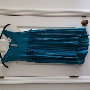 Umgee Teal Mini Dress/Tunic
